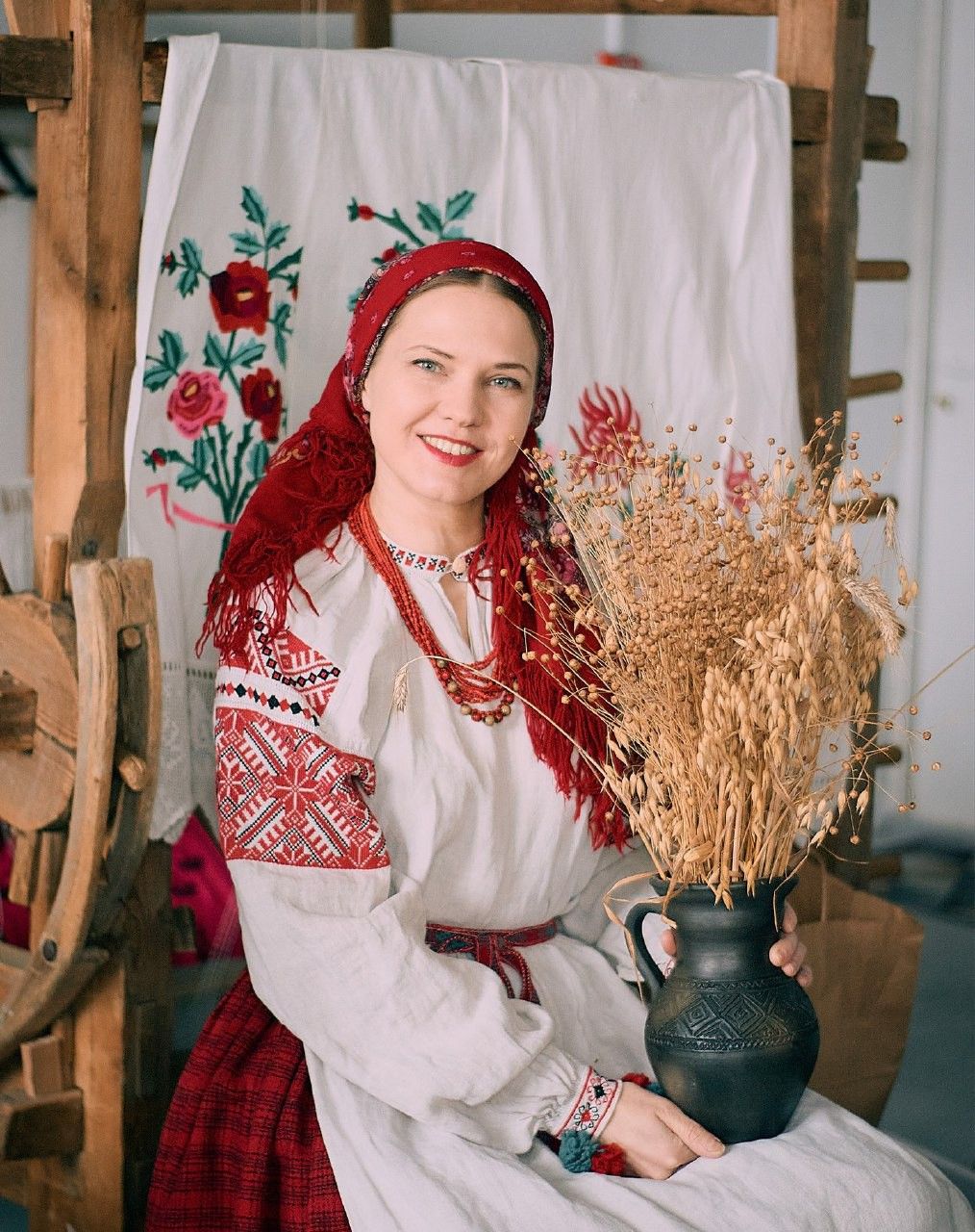 Women in Slavic costumes in Stuttgart