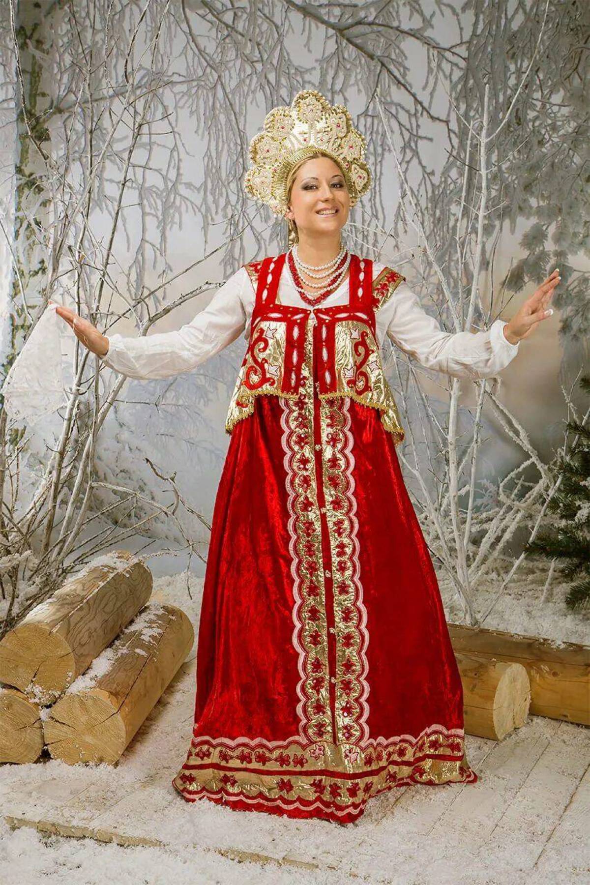 Girls in Slavic costumes in Stuttgart
