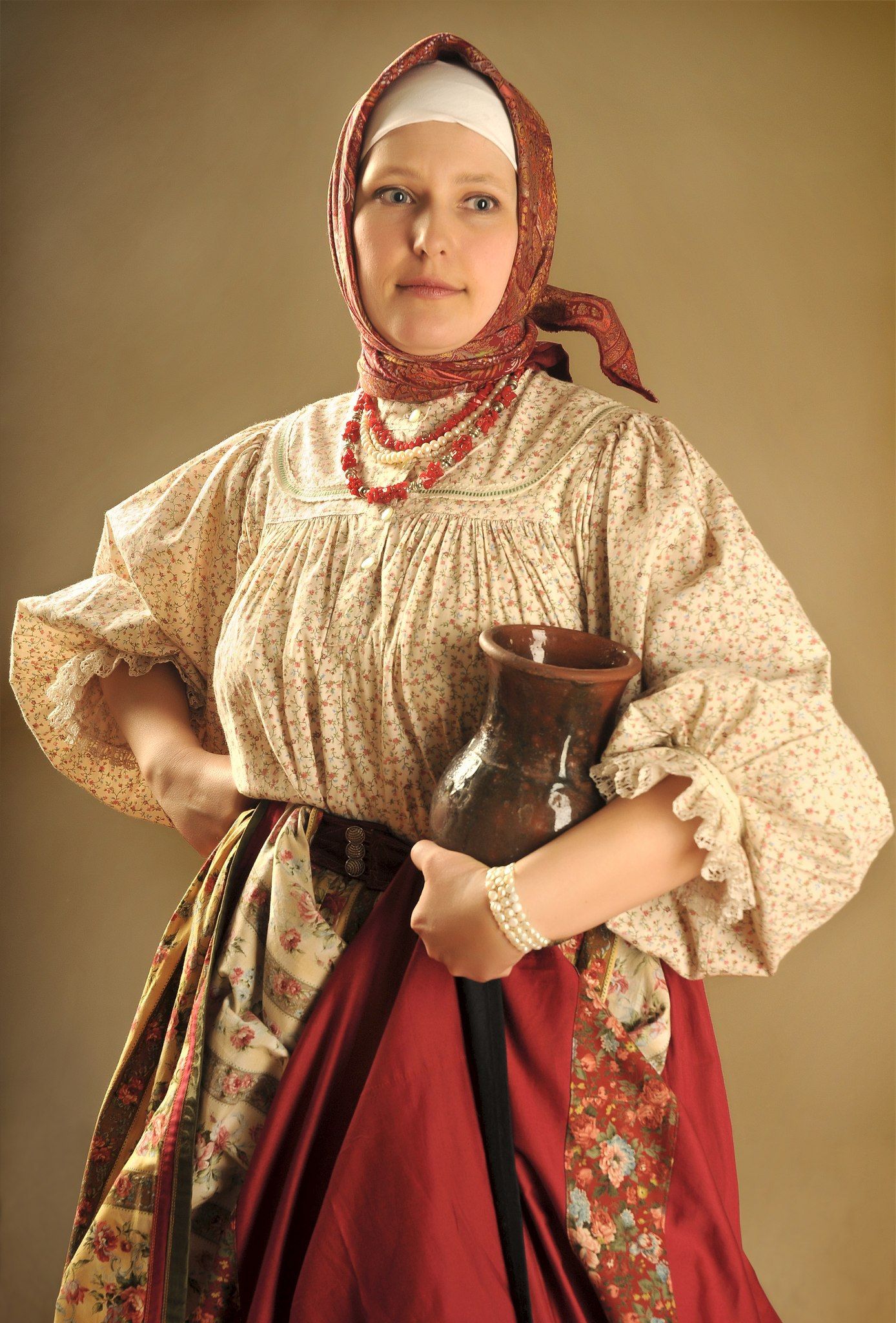 Girls in Slavic costumes in Stuttgart